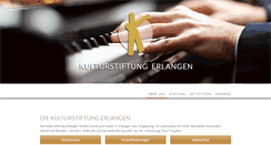 Desktop Screenshot of kulturstiftung-erlangen.de